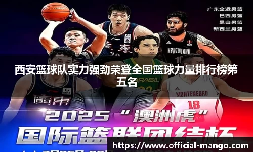 西安篮球队实力强劲荣登全国篮球力量排行榜第五名
